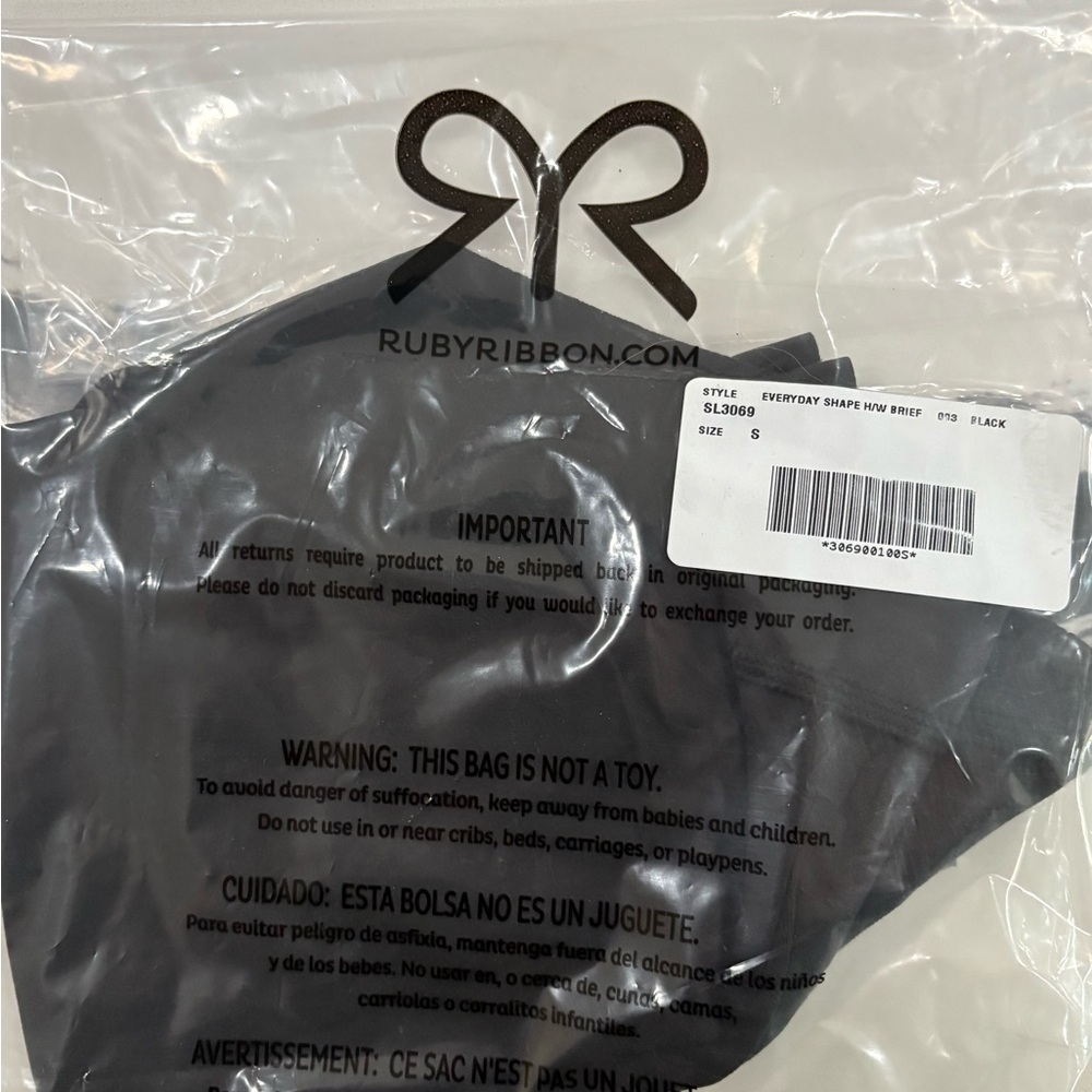 Ruby Ribbon Everyday Shape High Waist Brief Size Small - Picture 6 of 6